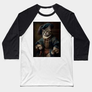 Victorian cat portrait 5 Baseball T-Shirt